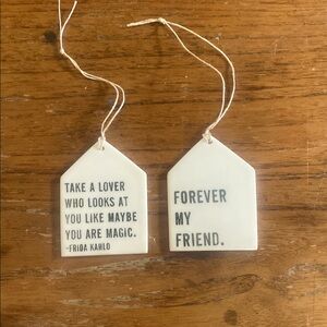 Ornaments and magnets